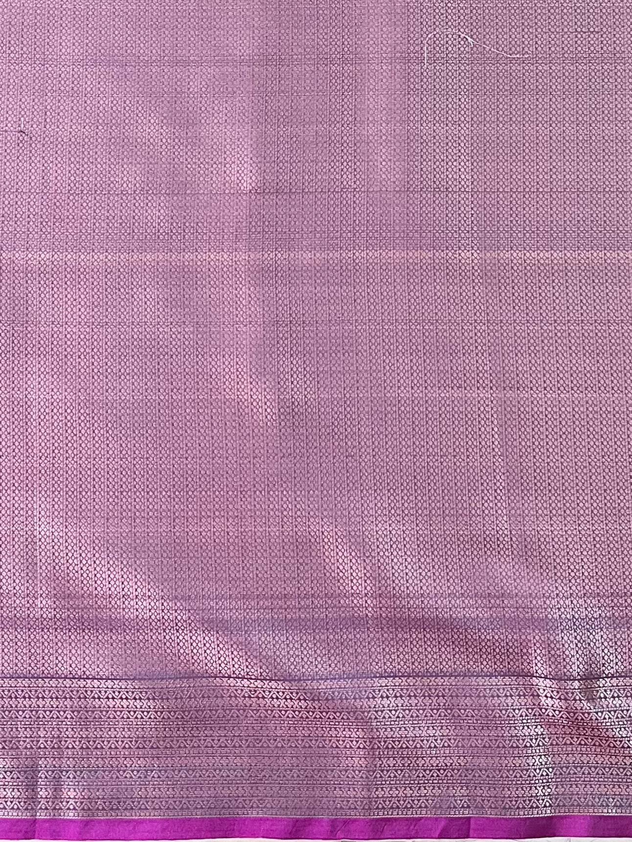 Banarasee Handwoven Semi Silk Saree With Zari Buti Design-Violet (Dual Tone)