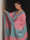 Banarasee Cotton Salwar Kameez Fabric With Dupatta & Resham Zari-Pink