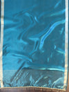 Banarasee Tissue Salwar Kameez Fabric With Plain Dupatta Set-Teal Blue