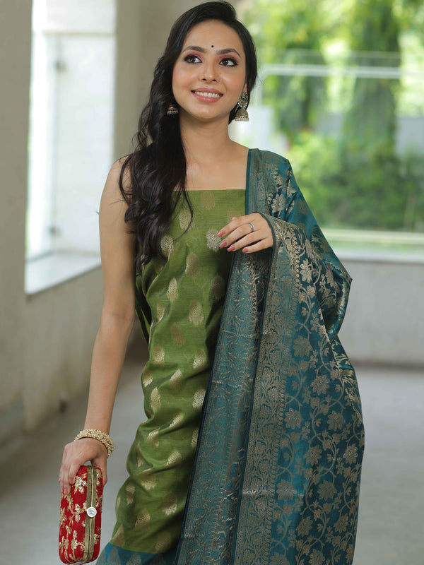 Pink Jacquard And Banarasi Silk Trouser Suit With Dupatta | forum.iktva.sa