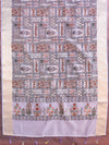 Banarasee Cotton Salwar Kameez Fabric With Printed Dupatta-Lavender