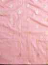 Banarasee Cotton Salwar Kameez Fabric With Printed Dupatta-Pink