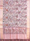 Banarasee Cotton Salwar Kameez Fabric With Printed Dupatta-Pink