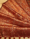 Banarasee Cotton Silk Zari Design Dupatta-Maroon